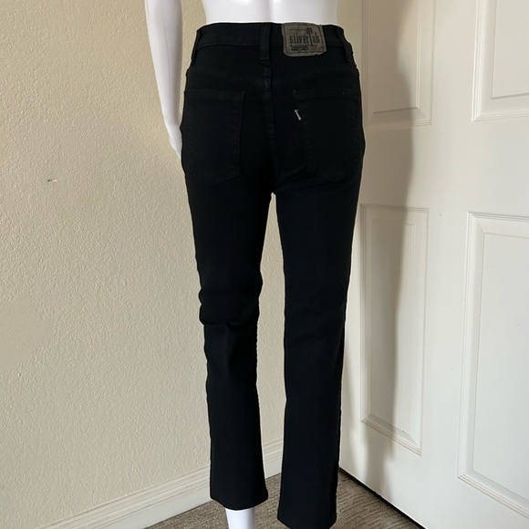 Levi’s Low Cut Silver Tab black jeans -size 3/4 - Picture 2 of 10